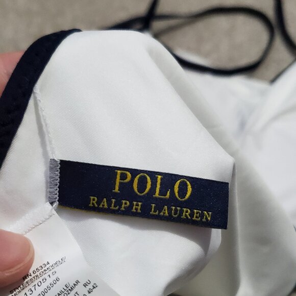 Polo by Ralph Lauren White One Piece Swimsuit - Picture 8 of 12